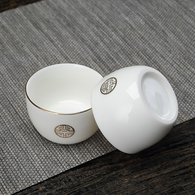 TaoMingTang suet jade porcelain contracted the teapot tea suit household ceramic cups zen kung fu tea tray was gift boxes