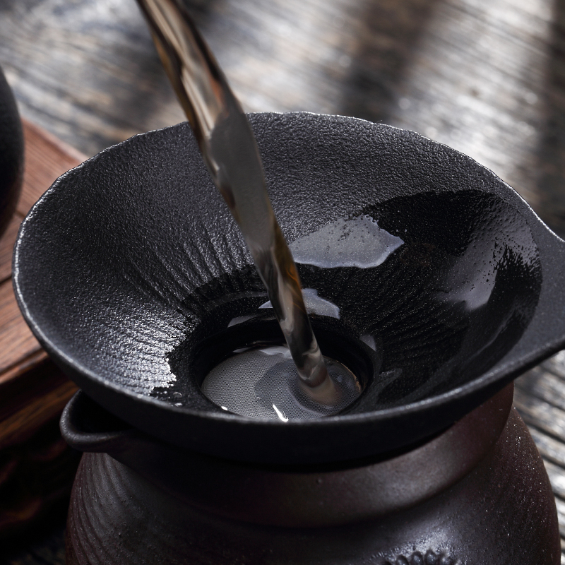 TaoMingTang kung fu tea tea set) points tea filter ceramic cup) creative justice cup tea strainer