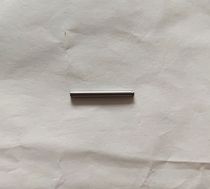 The engraving of the paper axle by the typewriter