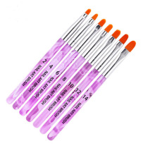 Nail tools color painting pen 7 Pen Set Brush brush color drawing pen point drill pen light treatment pen crystal carving pen