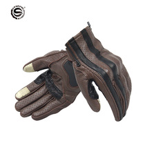 Starry Knight SKG529 retro Harley Locomotive Gloves Motorcycle Rider Anti-fall Leather Gloves Breathable