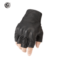 Star Rider SKG-538 Harley retro motorcycle riding half finger gloves summer breathable leather locomotive gloves