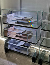 Razor turtle egg cylinder row cylinder glass cylinder breeding cylinder Turtle villa three-layer row cylinder with sand cylinder Custom turtle cylinder