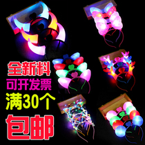 Christmas Headdress Hairband Luminous horn lamp Rabbit ear Antler headband Luminous hairpin buckle Concert Headdress