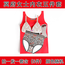Ladys Underwear Sacrifice for Tomb Sweeping Tomb Sweeping Tomb to Burn Paper Zal Cold Clothes Underwear Vest Underwear Socks Suit