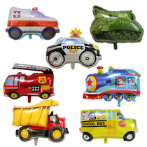 Birthday decoration Childrens theme Boy car balloon Boy baby year 100 days scene toy balloon decoration