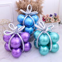 Babys one-year-old birthday scene layout wedding wedding room balloon gift bag decoration proposal confession mall window