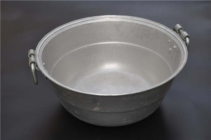 铝桶铸造锅底锅 双耳锅商用铝锅 加深加厚行军铝单底铝合金牛肉汤