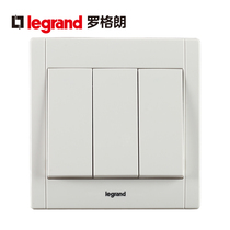TCL Legrand switch socket panel Meihan white three-open single-control three-position unipolar power supply type 86
