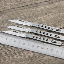 2 yuan shop folding fruit knife Stainless steel knife Fruit paring knife Mini folding knife