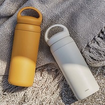 Japanese KINTO portable thermos cup large capacity portable fresh literary stainless steel water Cup girl heart ins