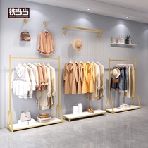 Womens clothing store shelf display rack clothes display rack floor rack rack rack