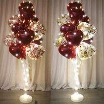 Jewel Red Balloon Birthday Party wedding arrangement pomegranate love festive red balloon decoration supplies balloon