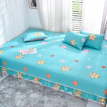 Customized cotton cotton cotton bed cover single piece large non-slip thick quilted tatami sheet summer large Kang cover Kang single