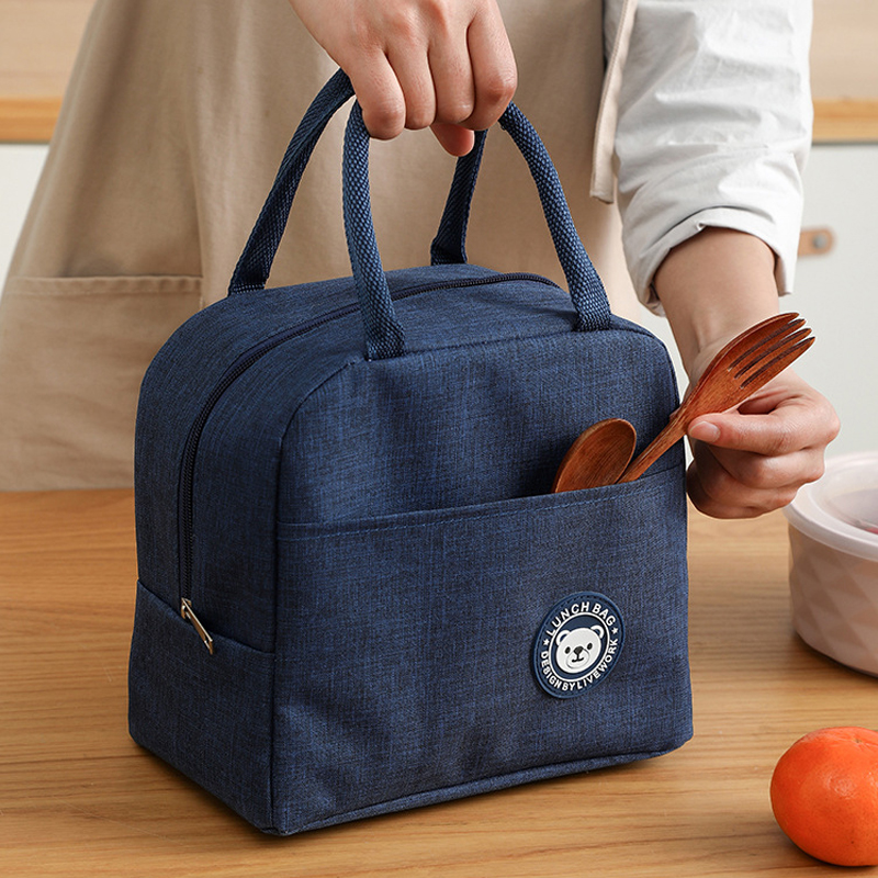 Lunch box bag handbag office worker with rice bag elementary school student lunch box bag handbag bento bag bento bag bento bag insulated bag