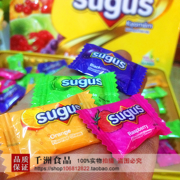 包邮马来西亚进口sugus瑞士糖192g礼盒装休闲糖果婚庆送礼佳品