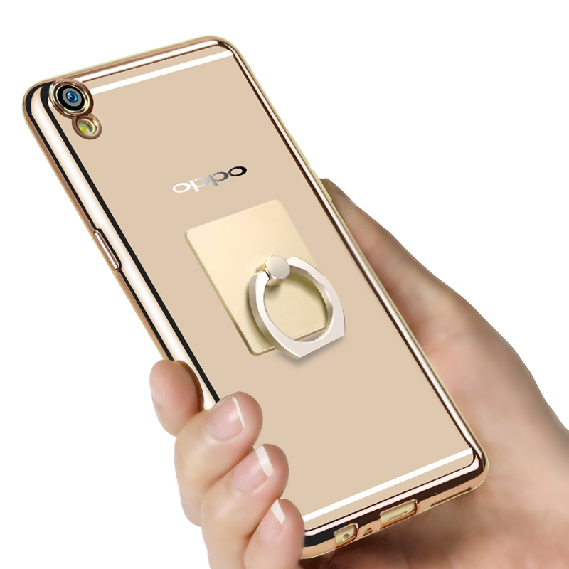 OPPO R7S手机壳硅胶R7保护套超薄透明防摔OPPO r7s/r7电镀外壳产品展示图1