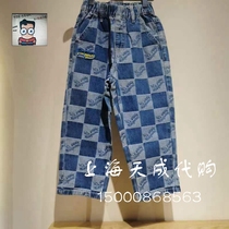 F1HAC1214 Mini Peace Morgue Bird Dress 2022 Spring New Boy Casual Jeans 369