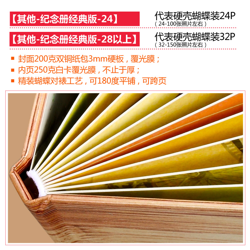 虎彩毕业相册制作宝宝婚纱照片书定制杂志同学聚会纪念册影集DIY产品展示图2