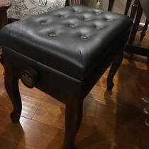 Solid Wood single straight leg bent leg with book box piano stool can lift piano chair electric piano stool piano stool