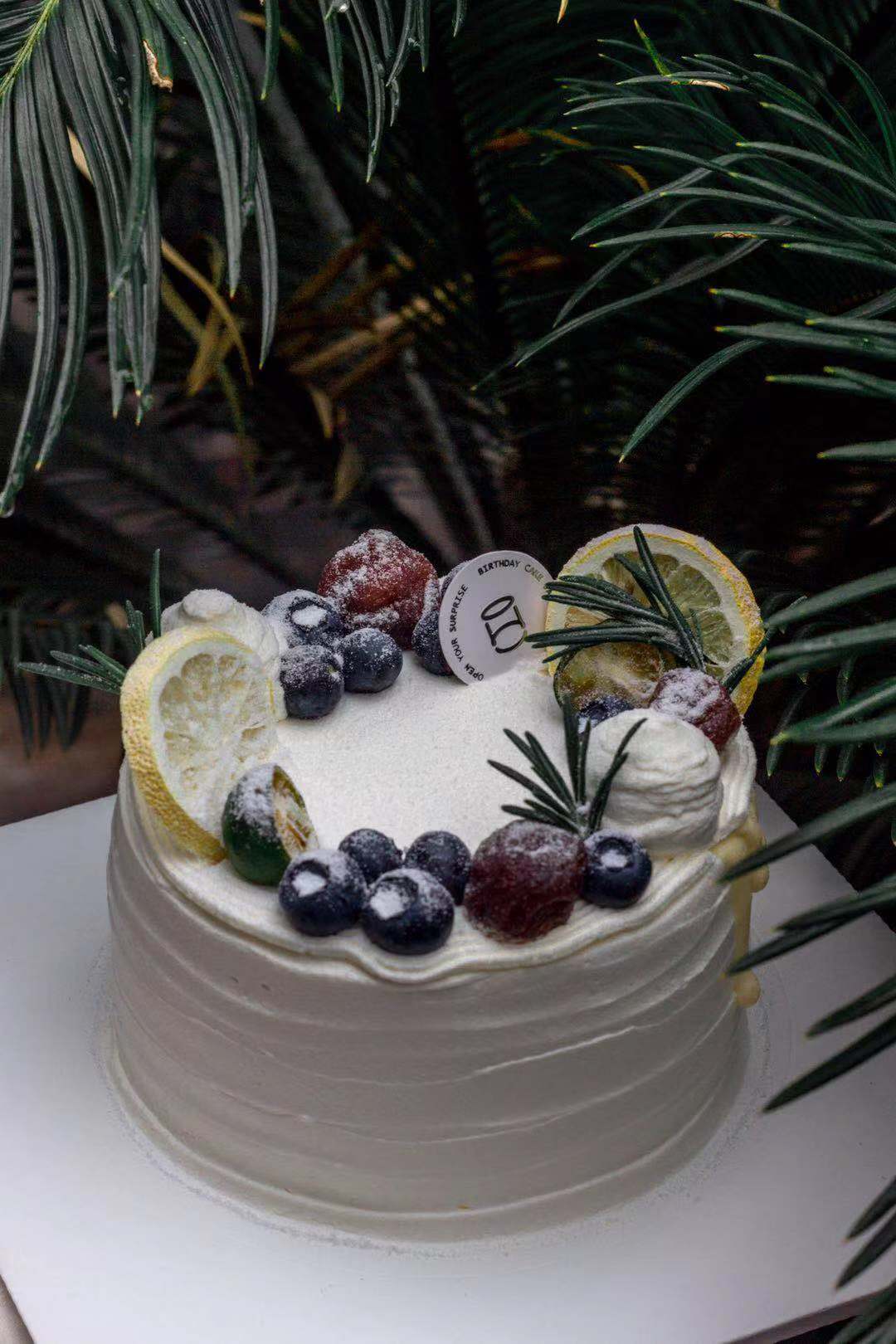 雏田西点 芒果香橙日式奶油生日蛋糕 女神ins款 南京同城配送