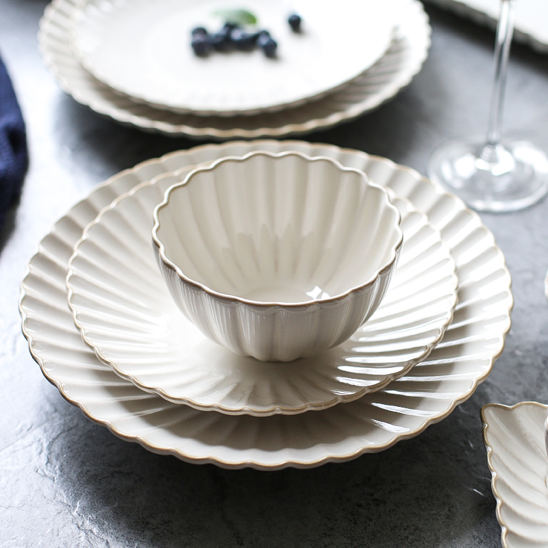 Sichuan island house home six dishes suit ceramic tableware of dish bowl bowl bowl dish dish bowl chopsticks combination outfit