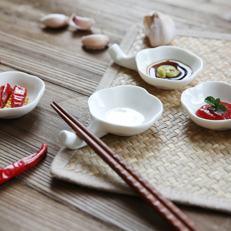 Ceramic dishes taste dish dip the dish flavor dish home side dish of soy sauce dish dish of sauce dish vinegar peanut dishes