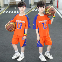 Children's basketball suit boys summer kindergarten baby performance suit boys primary school sports training jersey