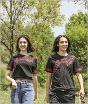 Yi Tacky Life Brands 2019 New Color Series 14 Men And Women Clothing Ethnic Style Embroidery Flower Compassion