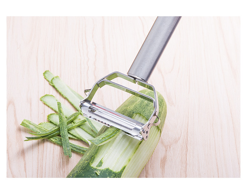 onlycook不锈钢水果削皮刀 手动削皮器 多功能苹果土豆刨皮刮皮刀