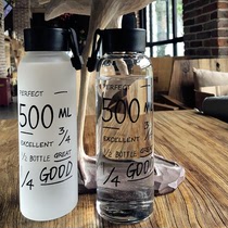 Gift mug mens single-story womens water glass 500ml cup mens girlshearts male students with sets of office living room