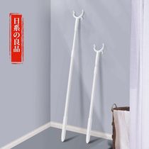 Brace bar Home lengthened telescopic pole clotheshorse Clotheshorse Picking Bar Closeout Clothes-Corked Jersey Fork Balcony Sunning Fork