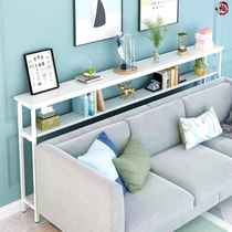 20 cm narrow shelving sofa rear shelving rack leaning against wall ultra-thin bookshelf minimalist modern home multilayer shelf