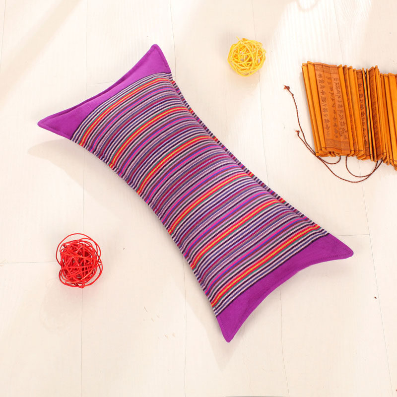 粗布腰垫腰枕睡眠床上垫腰枕腰椎枕荞麦腰间盘突出睡觉护腰垫靠枕_7折