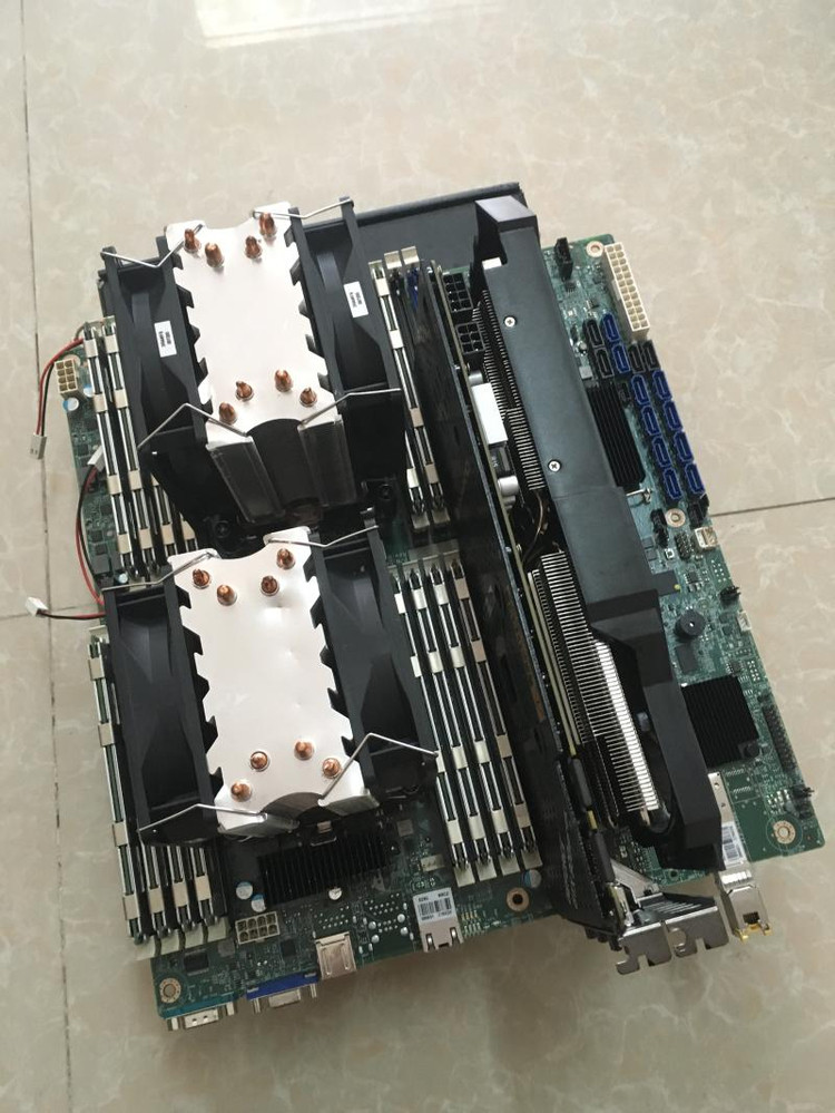 广达c602 服务器主板e5-2670双路2011 针x79主板游戏多开渲染