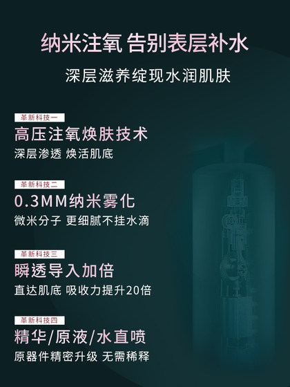 산소 주입 기기 미용실 살롱 홈 핸드 헬드 휴대용 충전 나노 분무기 특수 소개 에센스 원자력 및 물 보충 산소 주입 기기 미용실 살롱 홈 핸드 헬드 휴대용 충전 나노 분무기 특수 소개 에센스 원자력 및 물 보충