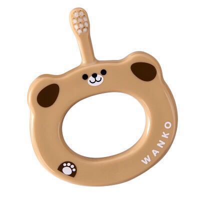 japan ci baby circle soft hair milk toothbrush infant baby child training brushing 0-1-2-3-6 years old