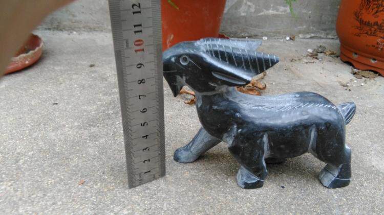 黑青石石雕羊 石头羊摆件 青石羊 石雕山羊 家居摆件工艺品礼品