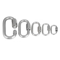 Authentic 304 Stainless Steel Quick Link Ring Runway Buckle Climbing Climbing Buckle Chain Buckle Ronghui