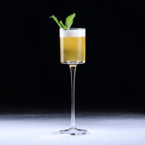 BSCK8125 Lead-Free Crystal Kimura Japanese Flat Tall Cocktail Cup 130ml Champagne sparkling wine glass