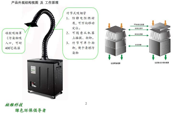 产线焊锡烟雾净化器铬铁锡烟除烟机单工位焊锡抽烟机浸锡吸烟机