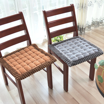 Thickened plush seat cushion Seat cushion imitation rabbit hair winter soft seat cushion Office student chair cushion Computer chair cushion