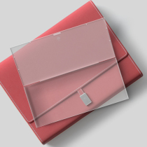 Transparent stationery box ins Net red pencil box girl plastic frosted pen bag male primary school student female creative Tide pen box