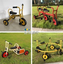 Kindergarten childrens special bicycle Multi-person tricycle baby foot driving toy stroller double bicycle