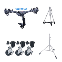 Tripod wheel accessories photography light stand wheel Yunteng 900 Yunteng 901 wheel universal wheel with brake pulley