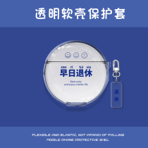 Apply Lenovo Lenovo HT38 protective set wireless Bluetooth headset capsule ht38 trend cartoon cute shell