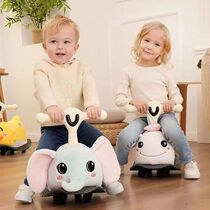 Flying pigeon twisted car children slip boy baby toy 1 3 year old silent wheel defense side flip chick car