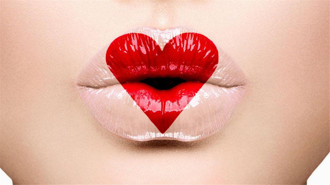 有趣的"爱心唇"来了,教你画起来哦