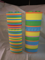 New water balance beam Rainbow single-plank bridge balance board childrens water early education teaching aids colorful Environmental Protection high buoyancy