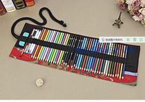 Foreign trade ethnic Acacia tree Big Red festive color pure cotton padded canvas pencil pencil pencil curtain 36 48 72